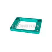 Reed Valve Spacer 5° incline AM6 / Derbi Stage6 turquoise