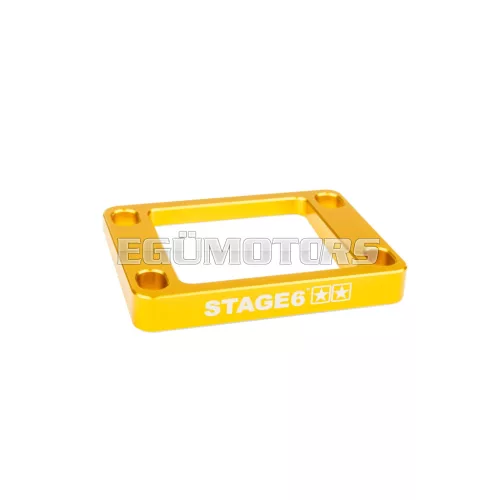 Reed Valve Spacer 5° incline AM6 / Derbi Stage6 Yellow