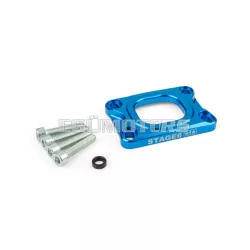 Base Plate intake manifold Stage6 360° AM6 / Derbi blue