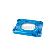 Base Plate intake manifold Stage6 360° AM6 / Derbi blue