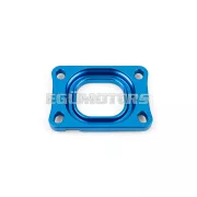 Base Plate intake manifold Stage6 360° AM6 / Derbi blue
