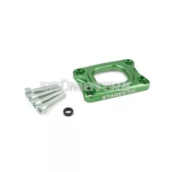 Base Plate intake manifold Stage6 360° AM6 / Derbi green
