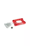 Base Plate intake manifold Stage6 360° AM6 / Derbi red