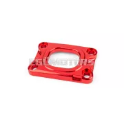 Base Plate intake manifold Stage6 360° AM6 / Derbi red