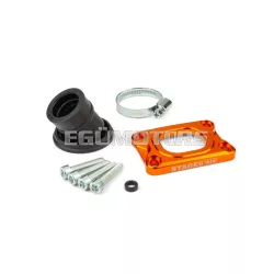   Intake Manifold Stage6 360° AM6 / Derbi orange for Dellorto / CP
