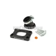 Intake Manifold Stage6 360° AM6 / Derbi black for CP Evolution