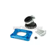 Intake Manifold Stage6 360° AM6 / Derbi blue for CP Evolution