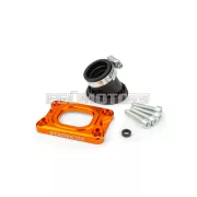Intake Manifold Stage6 360° AM6 / Derbi orange for CP Evolution