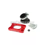 Intake Manifold Stage6 360° AM6 / Derbi red for CP Evolution