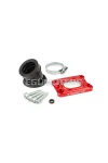 Intake Manifold Stage6 360° AM6 / Derbi red for Mikuni TM24