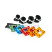 Intake Manifold Stage6 360° AM6 / Derbi black for PWK 19 - 28mm