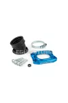 Intake Manifold Stage6 360° AM6 / Derbi blue for PWK 30 - 36mm