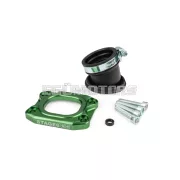 Intake Manifold Stage6 360° AM6 / Derbi green for PWK 30 - 36mm