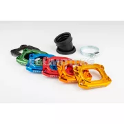 Intake Manifold Stage6 360° AM6 / Derbi green for PWK 30 - 36mm