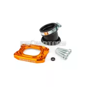 Intake Manifold Stage6 360° AM6 / Derbi orange for PWK 30 - 36mm