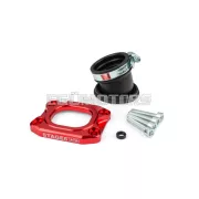 Intake Manifold Stage6 360° AM6 / Derbi red for PWK 30 - 36mm