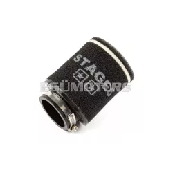   Stage6 Dupla rétegű verseny légszűrő, Kicsi, 70mm, Fekete