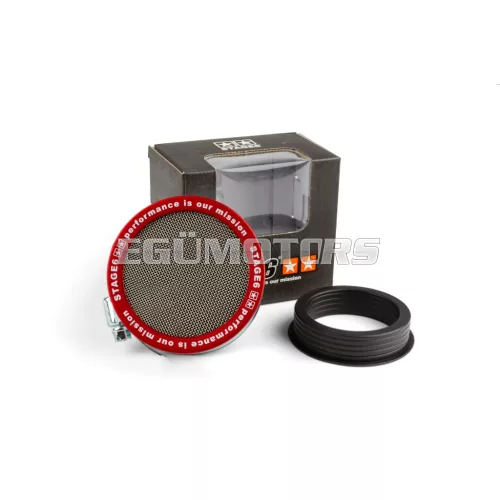 Bellmouth with grille D.46 - 55mm Stage6 Red