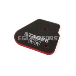 Stage6 Kétrétegű légszűrőszivacs, Fekvő Minarelli