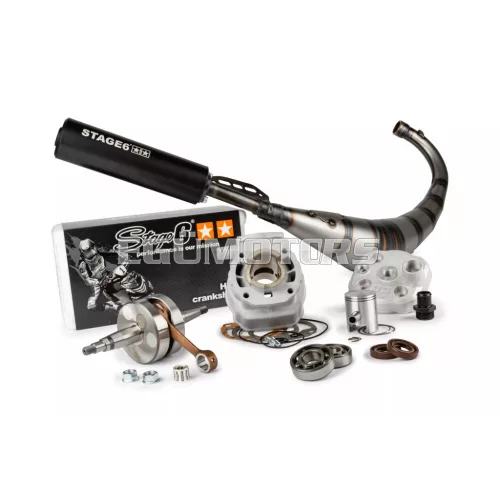 Tuning Kit cylinder + crankshaft + exhaust Stage6 Sport Pro MK2 50cc Derbi Euro 2