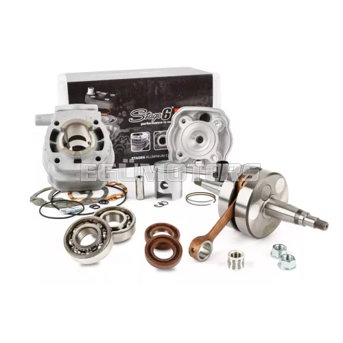 Tuning Kit Stage6 cylinder + crankshaft Sport MK2 50cc Derbi Euro 2