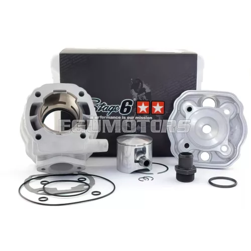 Cylinder Kit Stage6 Big Racing 88cc stroke 45mm Derbi Euro 2