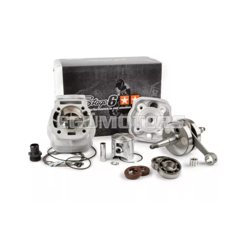 Tuning Kit cylinder + crankshaft Stage6 Big Racing 88cc stroke 45mm Derbi Euro3 / Euro4