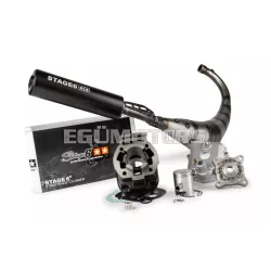   Tuning Kit cylinder + exhaust Stage6 50cc Streetrace cast iron Derbi Euro 3/ Euro 4