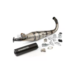 Exhaust Stage6 StreetRace MBK 51 Black