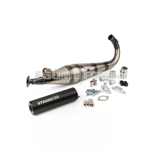 Exhaust Stage6 StreetRace MBK 51 Black