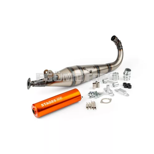 Exhaust Stage6 StreetRace MBK 51 Orange