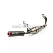 Exhaust Stage6 StreetRace MBK 51 Red / Black