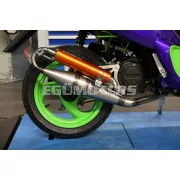 Exhaust Stage6 Pro Replica MK2 Orange Piaggio