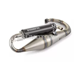 Exhaust Stage6 Pro Replica MK2 Black Minarelli vertical