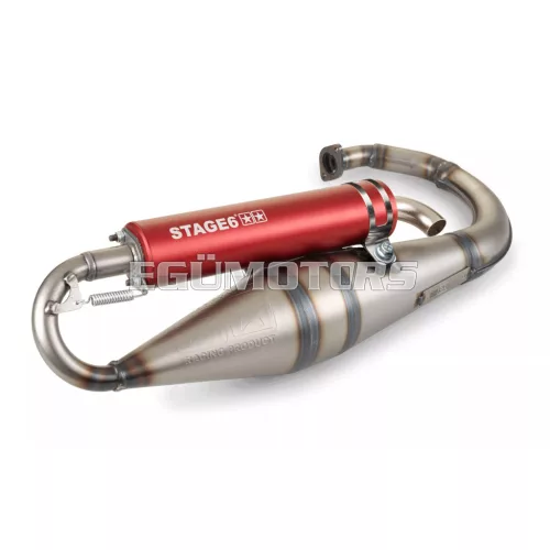 Exhaust Stage6 Pro Replica MK2 Red Minarelli vertical
