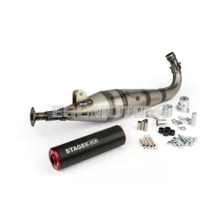 Exhaust Stage6 StreetRace Peugeot 103 SP Red / Black