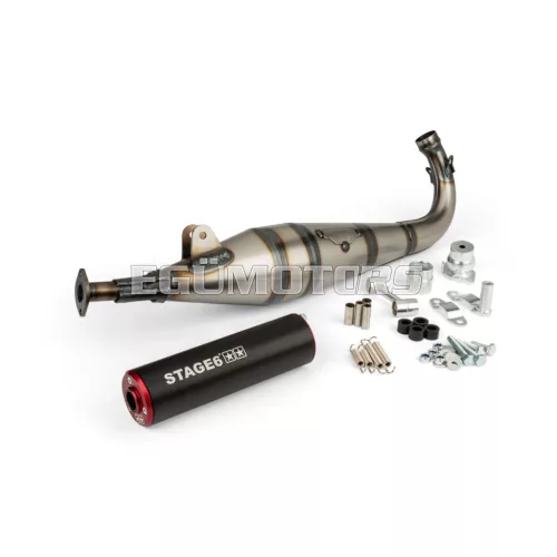 Exhaust Stage6 StreetRace Peugeot 103 SP Red / Black