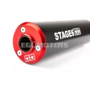 Exhaust Stage6 StreetRace Peugeot 103 SP Red / Black