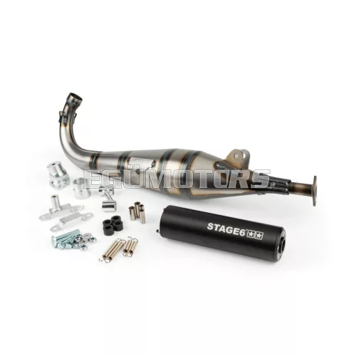 Exhaust Stage6 StreetRace Peugeot 103 SPX Black