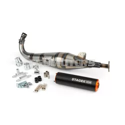 Exhaust Stage6 StreetRace Peugeot 103 SPX Orange / Black