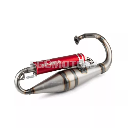Exhaust Stage6 Pro Replica MK2 Red Peugeot Speedfight 1 and 2