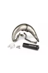 Exhaust Stage6 Streetrace high mount CNC black Yamaha DT50