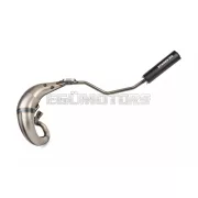 Exhaust Stage6 Streetrace high mount CNC black Yamaha DT50