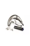 Exhaust Stage6 Streetrace high mount CNC blue / black Yamaha DT50
