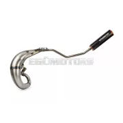 Exhaust Stage6 Streetrace high mount CNC orange / black Yamaha DT50