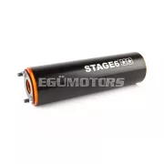 Exhaust Stage6 Streetrace high mount CNC orange / black Yamaha DT50
