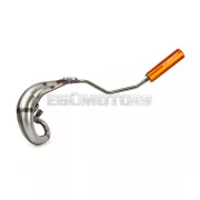 Exhaust Stage6 Streetrace high mount CNC orange Yamaha DT50