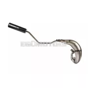 Exhaust Stage6 Streetrace high mount CNCblack Rieju MRT