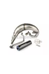 Exhaust Stage6 Streetrace high mount CNC blue / black Rieju MRT