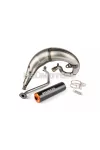 Exhaust Stage6 Streetrace high mount CNC orange / black Rieju MRT